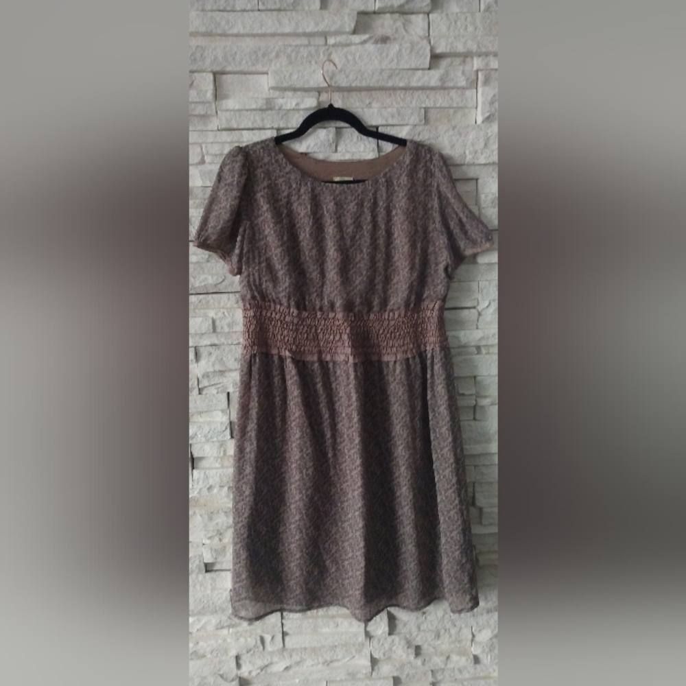 Midi Dress with a Beautiful Pattern
